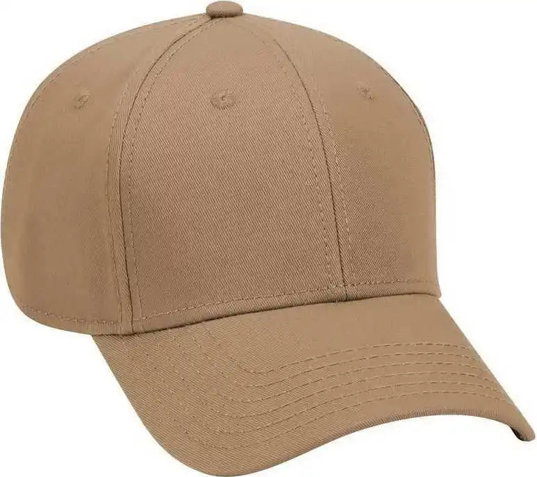 Otto 19-768 Superior Cotton Twill Low Profile Pro Style Cap - Coyote Brown - one Size Fits Most