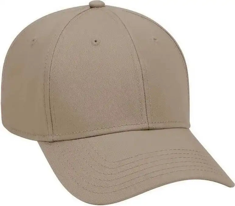Otto 19 768 Superior Cotton Twill Low Profile Pro Style Cap Dark Khaki / one Size Fits Most