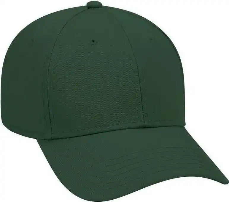 Otto 19-768 Superior Cotton Twill Low Profile Pro Style Cap - Dark Green - Forest / one Size Fits Most
