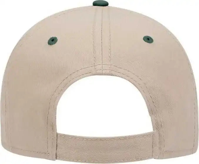 Otto 19-768 Superior Cotton Twill Low Profile Pro Style Cap - Dark Green Khaki - Forest / one Size Fits Most