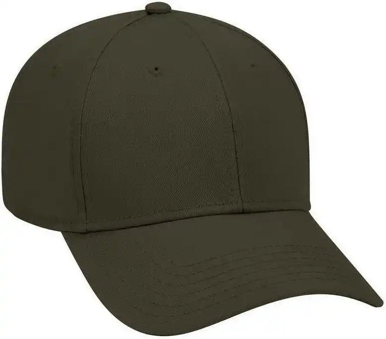 Otto 19-768 Superior Cotton Twill Low Profile Pro Style Cap - Dark Olive Green - one Size Fits Most