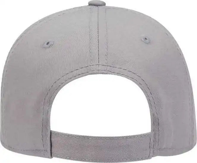 Otto 19-768 Superior Cotton Twill Low Profile Pro Style Cap - Gray - one Size Fits Most