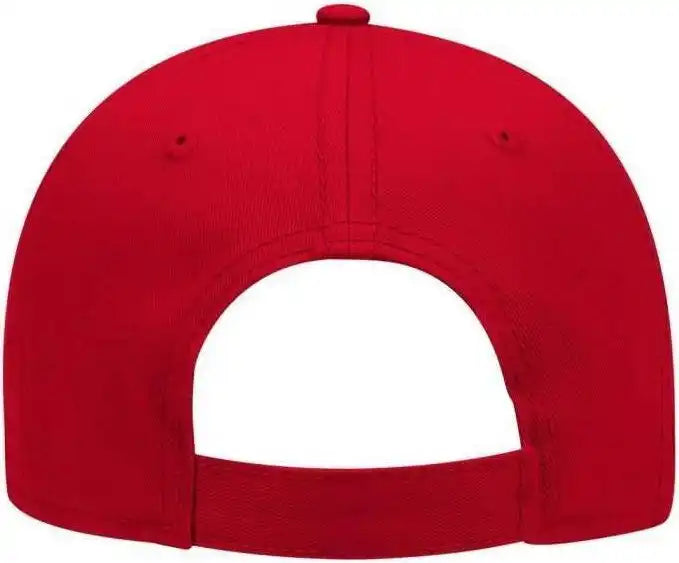 Otto 19 768 Superior Cotton Twill Low Profile Pro Style Cap Red / one Size Fits Most