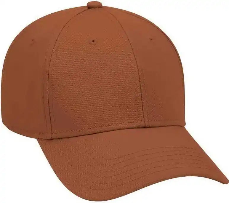 Otto 19-768 Superior Cotton Twill Low Profile Pro Style Cap - Texas Orange - one Size Fits Most