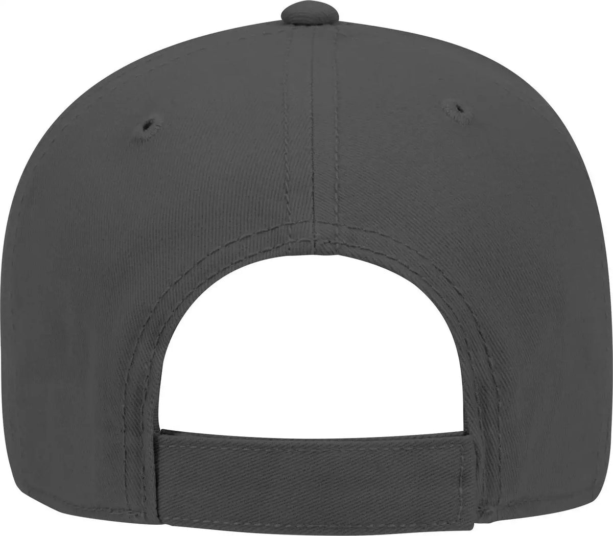 Otto 19-860 6 Panel Low Profile Baseball Cap - Char. Gray - 1/2’’ - 7 5/8’’