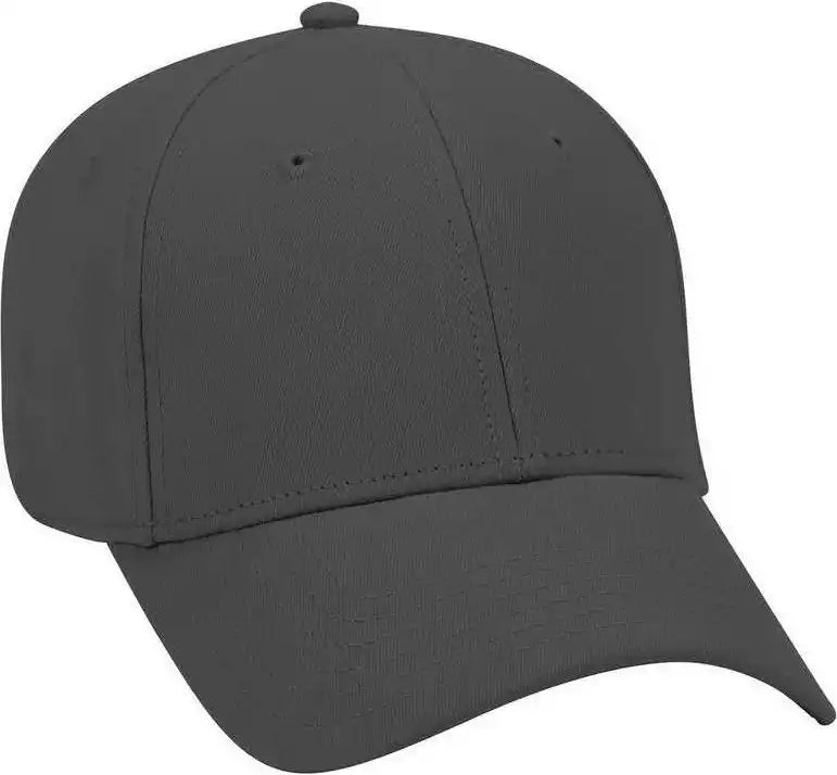 Otto 19-860 Ultra Soft Superior Brushed Cotton Twill Low Profile Pro Style Cap - Charcoal Gray - Dark / one Size Fits