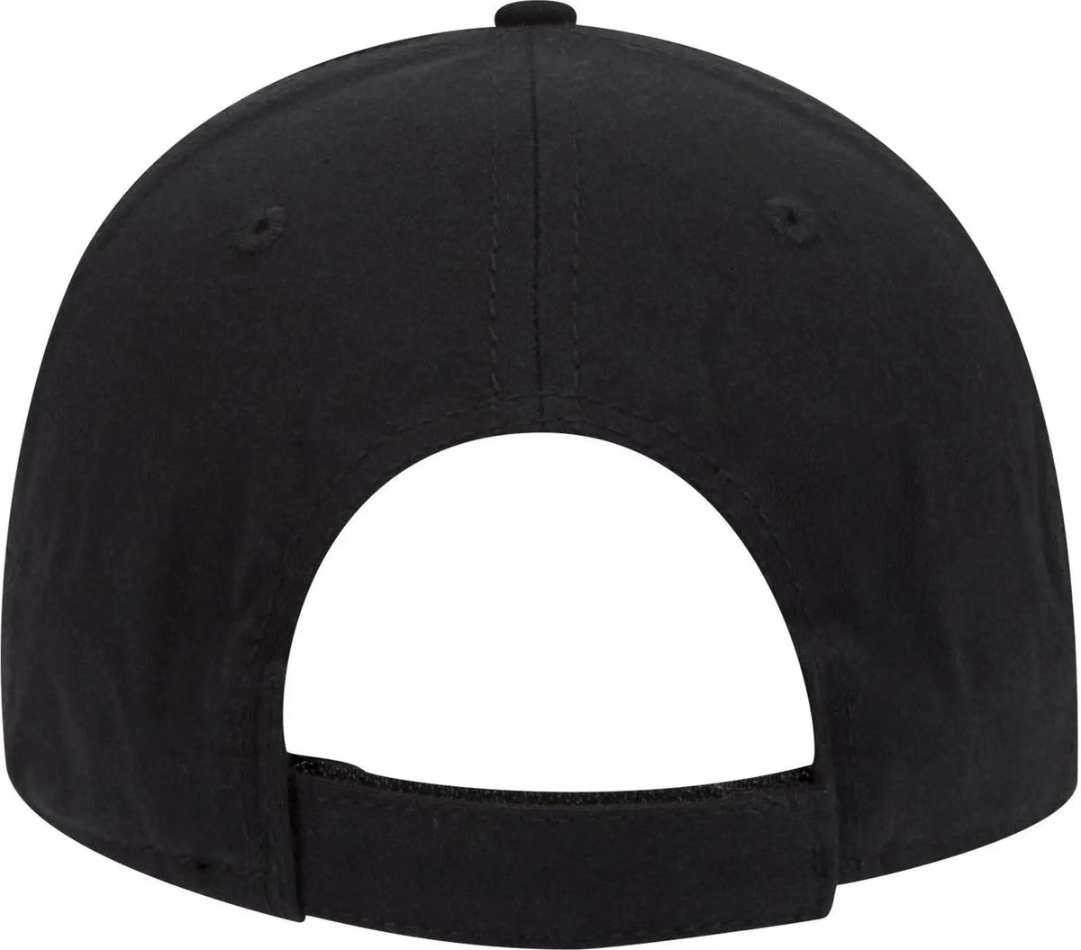 Otto 19-922 6 Panel Low Profile Baseball Cap - Black - 1/2’’ - 7 5/8’’