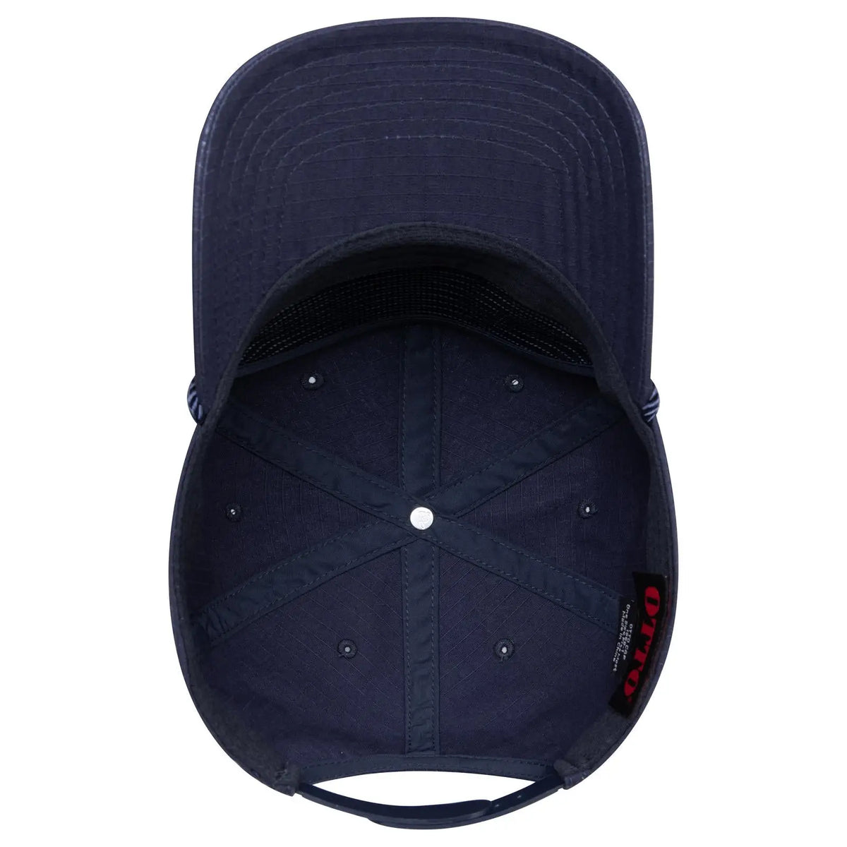 Otto 1959-1 5 Panel Mid Profile Baseball Cap - Navy - 7 3/8’’ - 5/8’’
