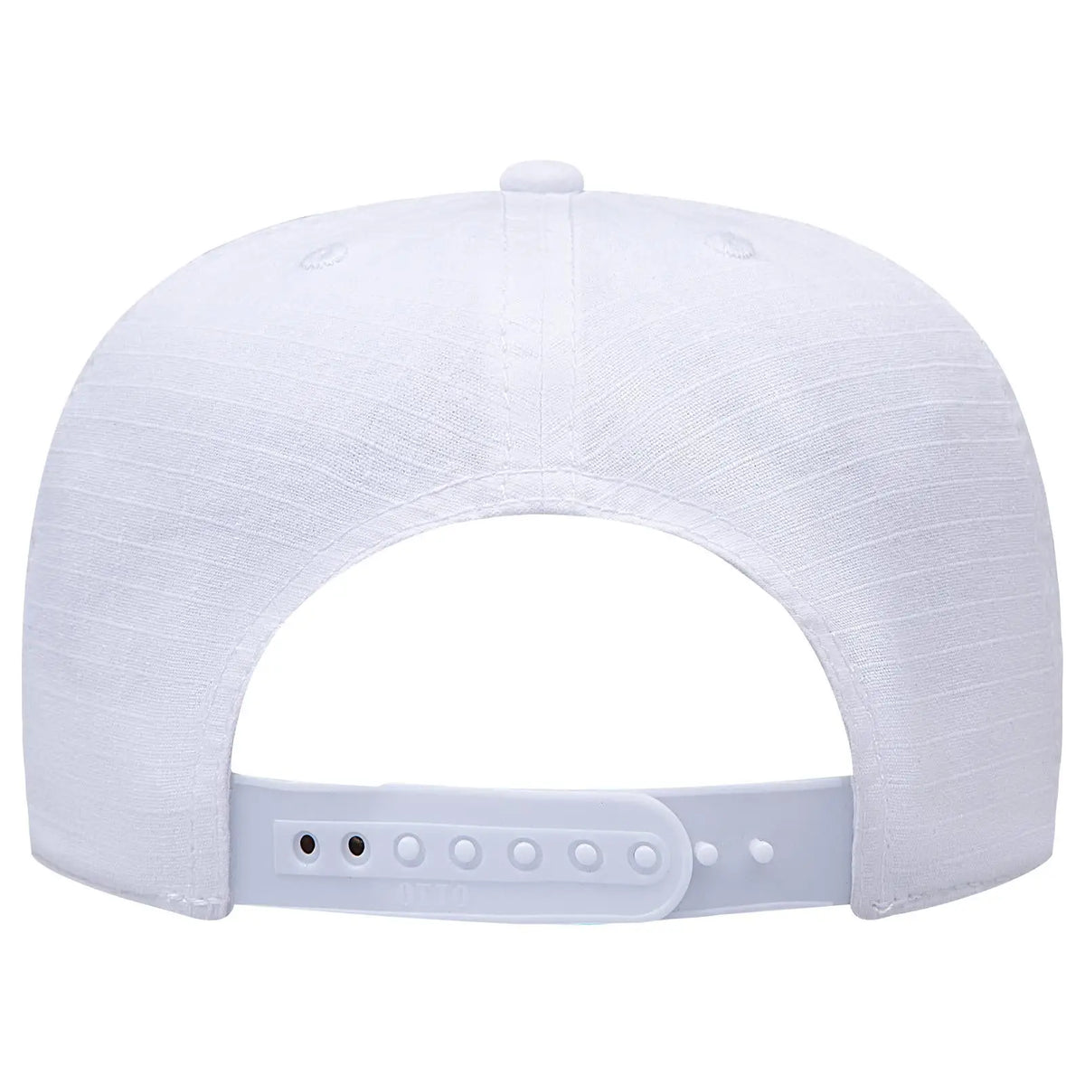 Otto 1959-1 5 Panel Mid Profile Baseball Cap - White - 7 3/8’’ - 5/8’’