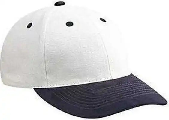 Otto 21 152 Suede Visor Brushed Bull Denim Low Profile Pro Style Cap Black White / one Size Fits Most