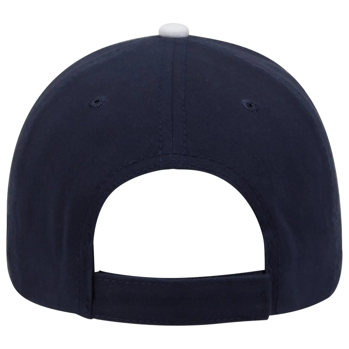 Otto 22-449 6 Panel Low Profile Baseball Cap - Nvy/nvy/wht - 7 3/8’’ - 5/8’’