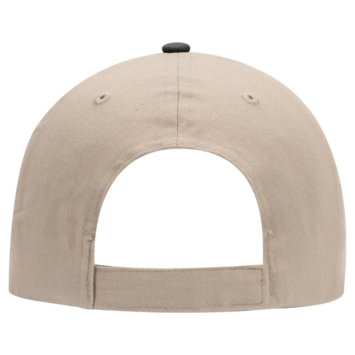 Otto 22-688 6 Panel Low Profile Baseball Cap - Kha/kha/blk - 7 3/8’’ - 5/8’’