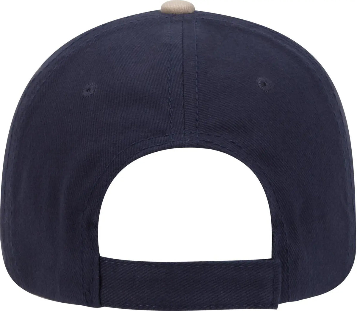 Otto 23-255 6 Panel Low Profile Baseball Cap - Nvy/nvy/kha - 1/2’’ - 7 5/8’’