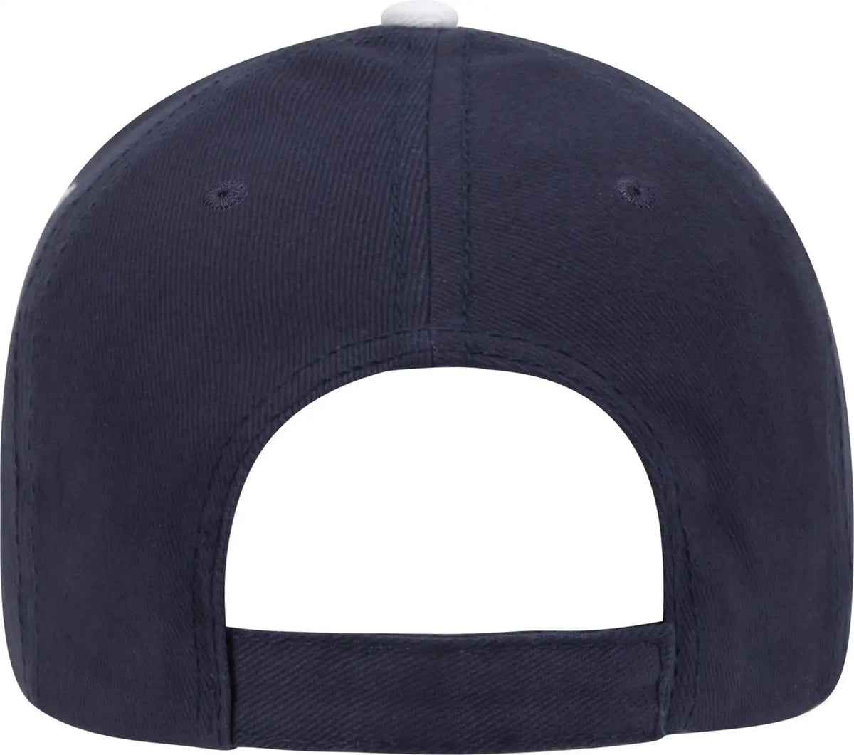 Otto 23-255 6 Panel Low Profile Baseball Cap - Nvy/nvy/wht - 1/2’’ - 7 5/8’’