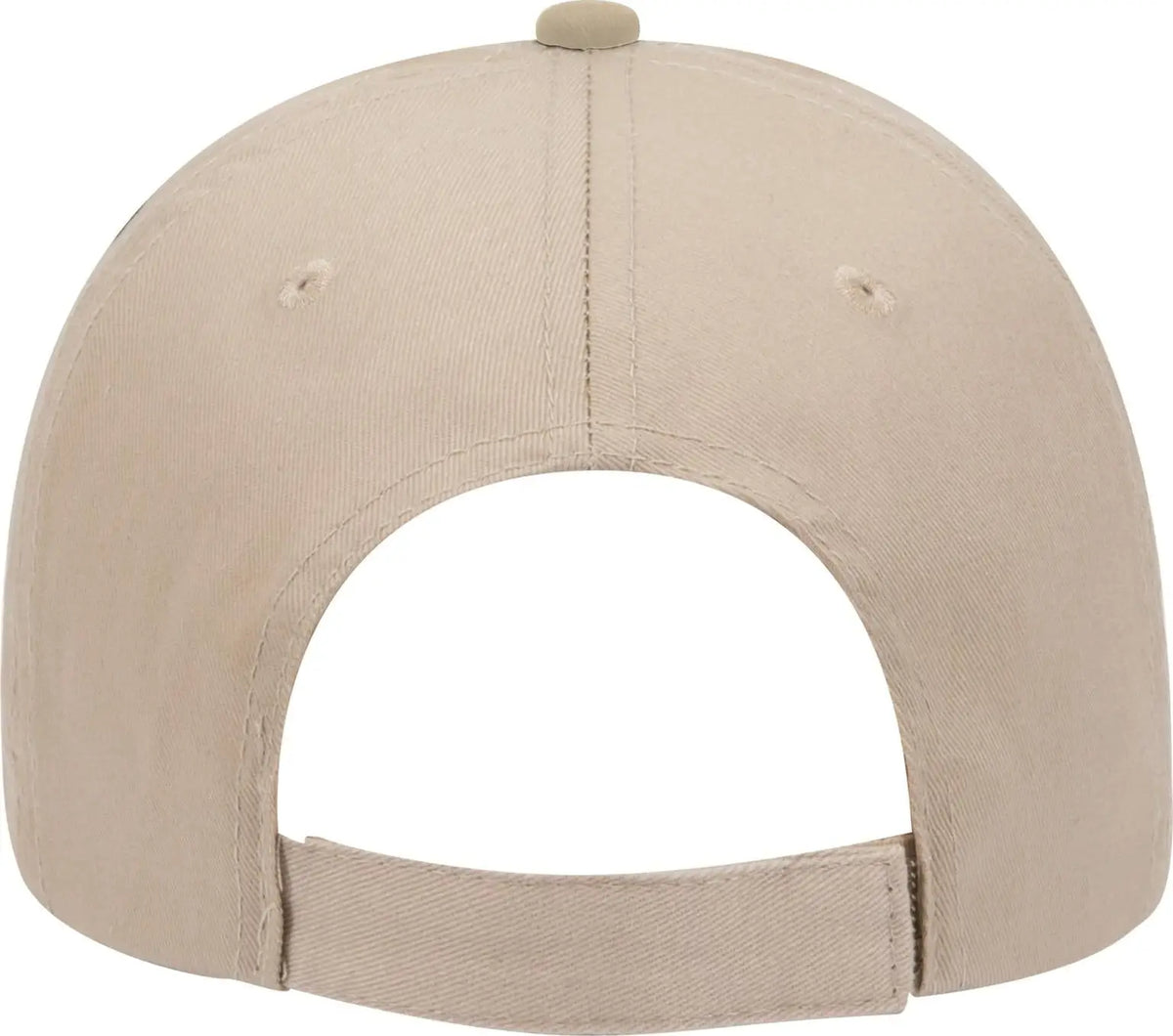 Otto 23-430 6 Panel Low Profile Baseball Cap - Dk.grn/kha/kha - 1/2’’ - 7 5/8’’