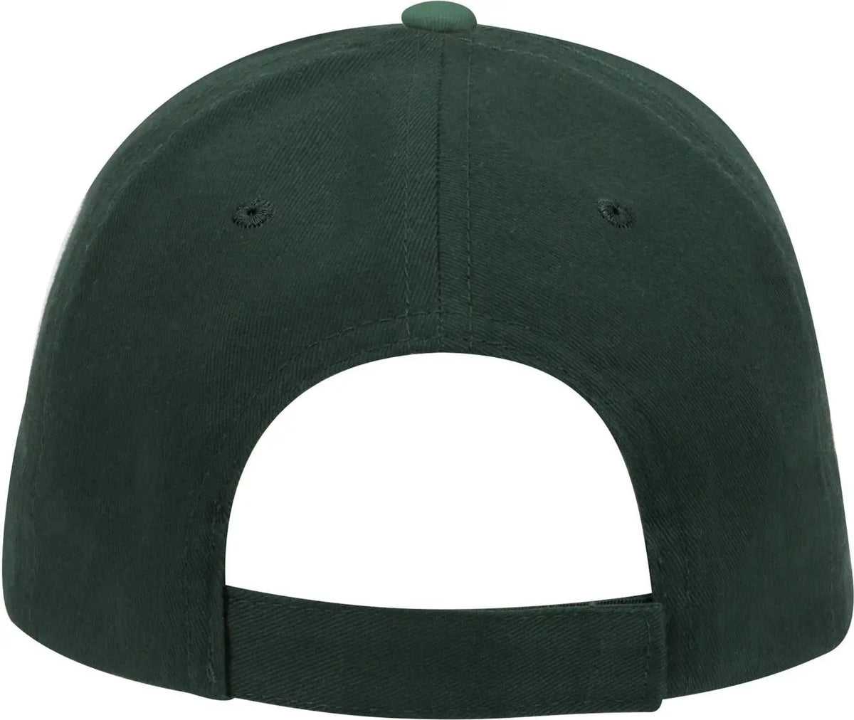 Otto 23-430 6 Panel Low Profile Baseball Cap - Kha/dk.grn/dk.grn - 1/2’’ - 7 5/8’’