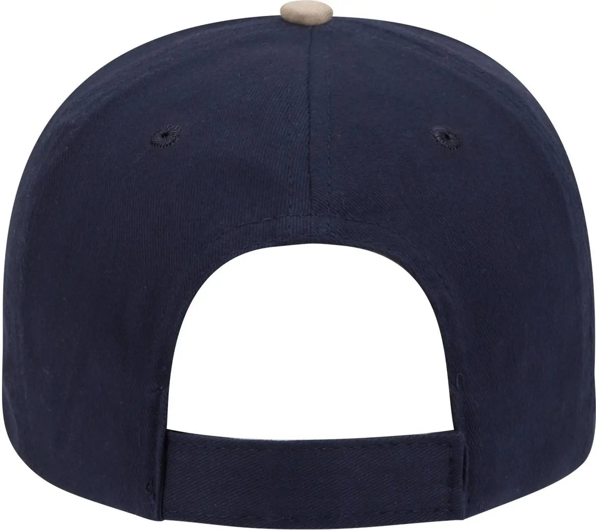 Otto 23-430 6 Panel Low Profile Baseball Cap - Nvy/nvy/kha - 1/2’’ - 7 5/8’’