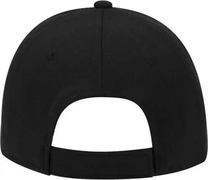 Otto 23-735 Cool Comfort Polyester Mesh Sandwich Visor Low Profile Pro Style Cap - Black White - one Size Fits Most