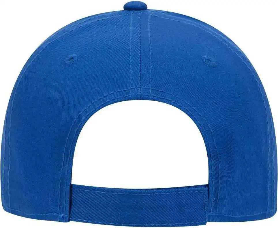 Otto 23-766 Superior Cotton Twill Sandwich Visor Low Profile Pro Style Cap - Navy White - one Size Fits Most