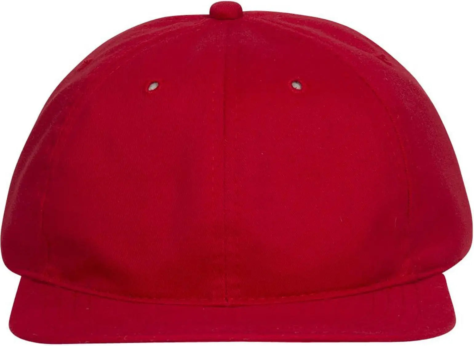 Otto 24-032 6 Panel Low Profile Baseball Cap - Red - 1/2’’ - 7 5/8’’