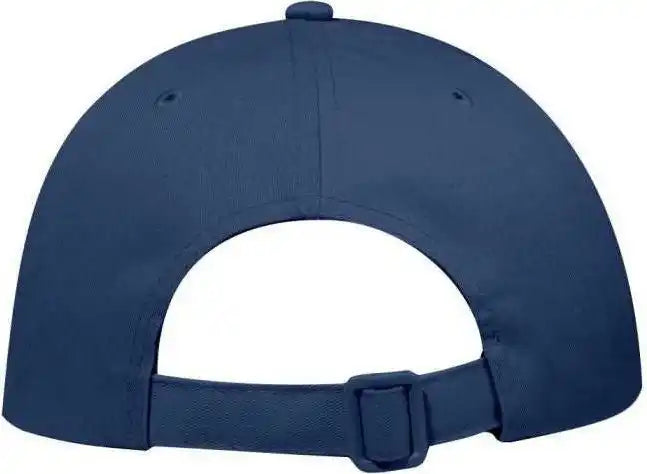 Otto 24-032 Brushed Cotton Twill Soft Visor Low Profile Pro Style Seamed Front Panel Cap - Navy - one Size Fits Most