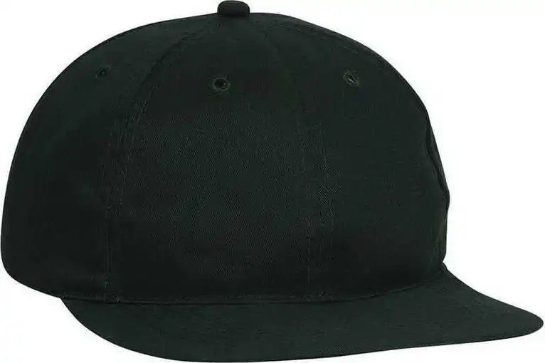 Otto 24-032 Brushed Cotton Twill Soft Visor Low Profile Pro Style Seamed Front Panel Cap - Dark Green - Forest