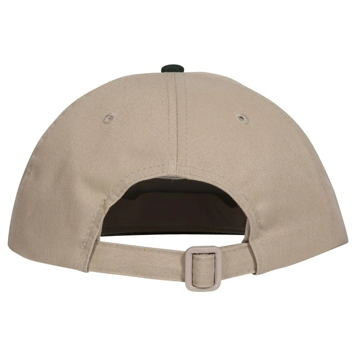Otto 24-033 6 Panel Low Profile Baseball Cap - Dk.grn/kha - 7 3/8’’ - 5/8’’