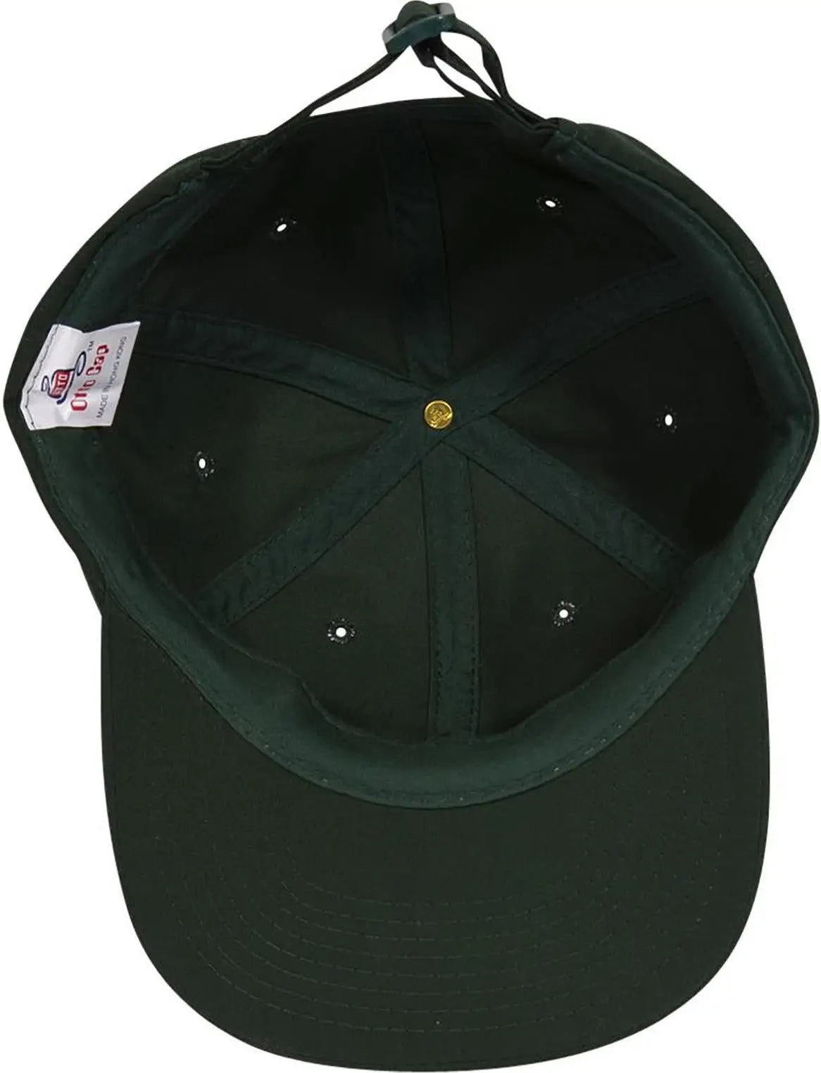 Otto 24-105 6 Panel Low Profile Baseball Cap - Dk. Green - 1/2’’ - 7 5/8’’