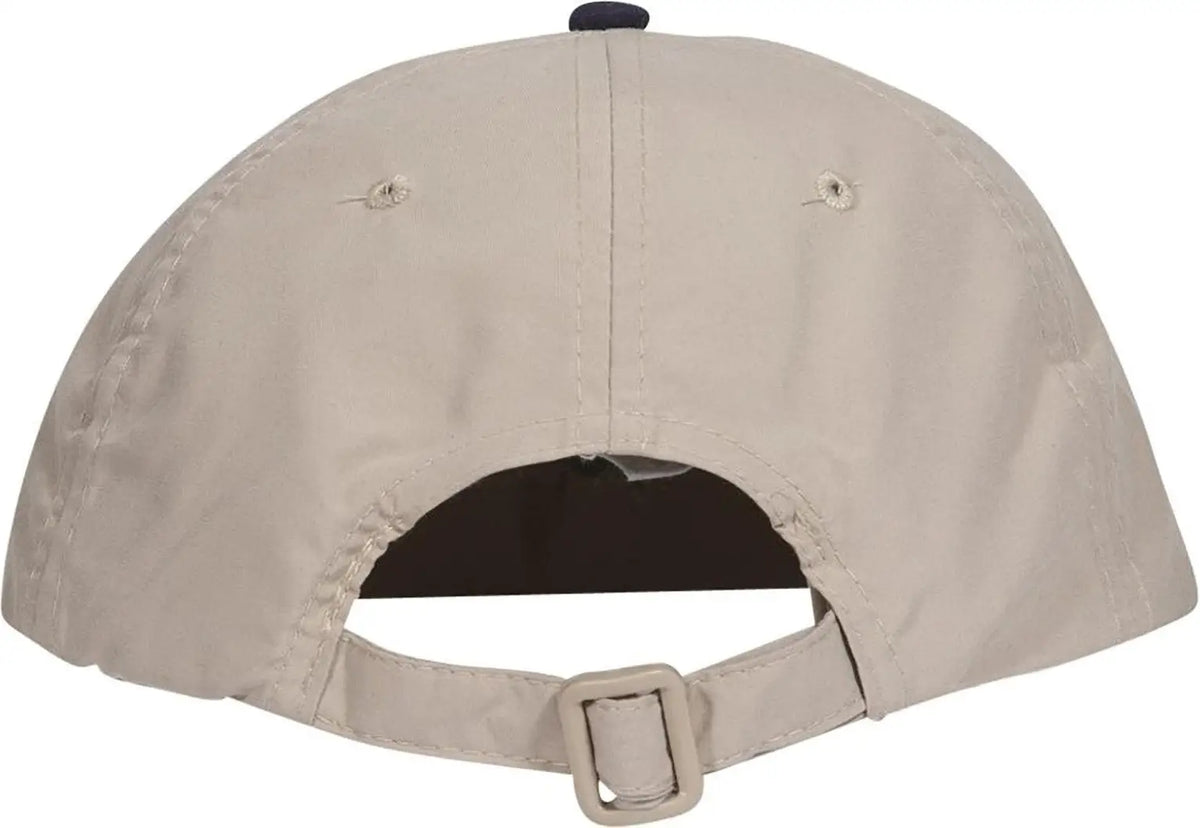 Otto 24-106 6 Panel Low Profile Baseball Cap - Nvy/kha - 1/2’’ - 7 5/8’’