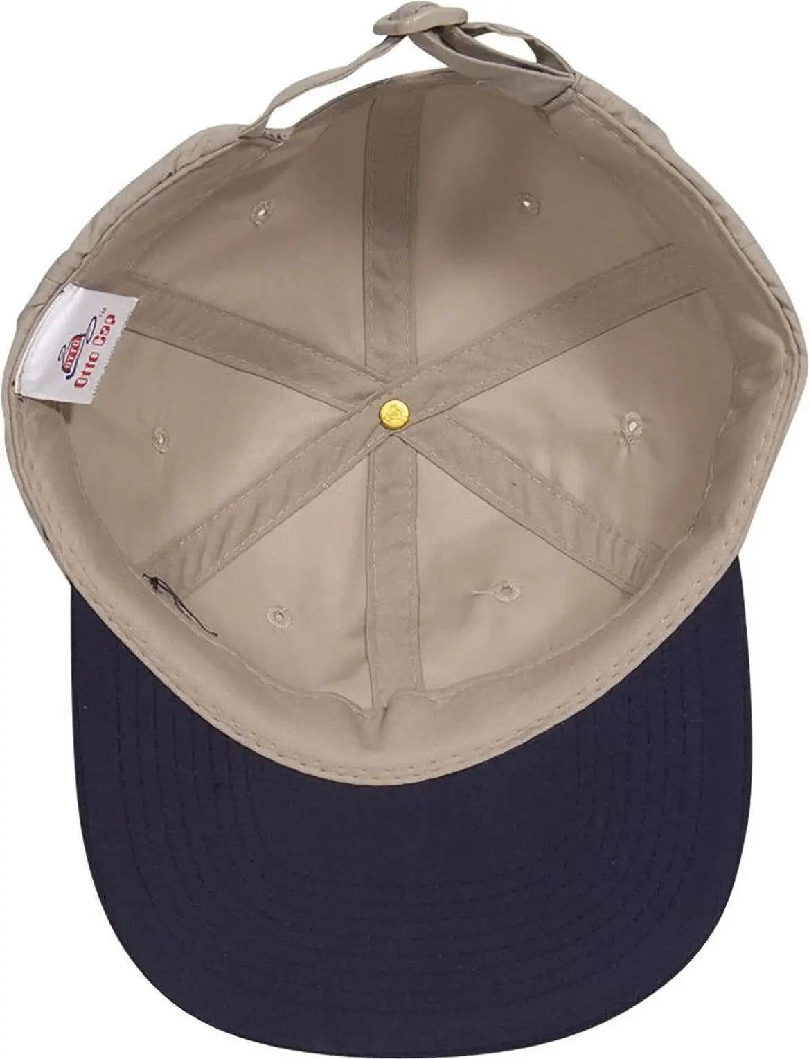 Otto 24-106 6 Panel Low Profile Baseball Cap - Nvy/kha - 1/2’’ - 7 5/8’’