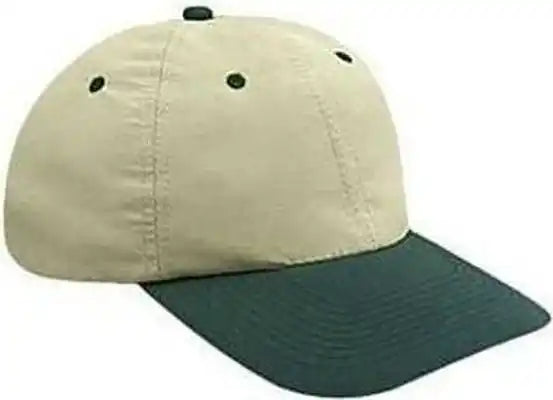 Otto 24-106 Polyester Microfiber Soft Visor Low Profile Pro Style Cap with 6 Embroidered Eyelets - Dark Green Khaki