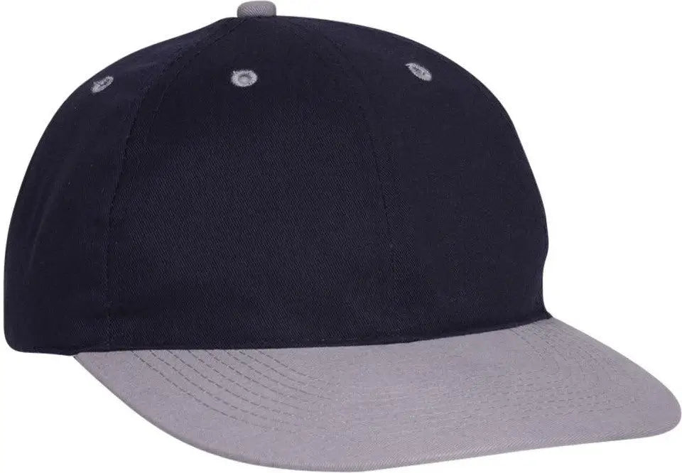 Otto 25-023 6 Panel Low Profile Baseball Cap - Gry/nvy - 1/2’’ - 7 5/8’’