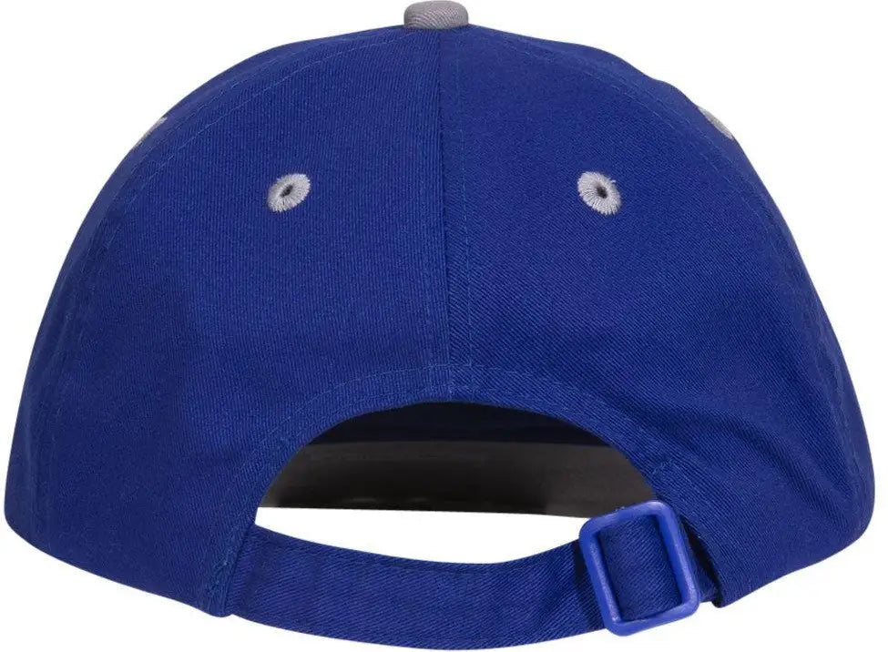 Otto 25-023 6 Panel Low Profile Baseball Cap - Gry/ryl - 1/2’’ - 7 5/8’’