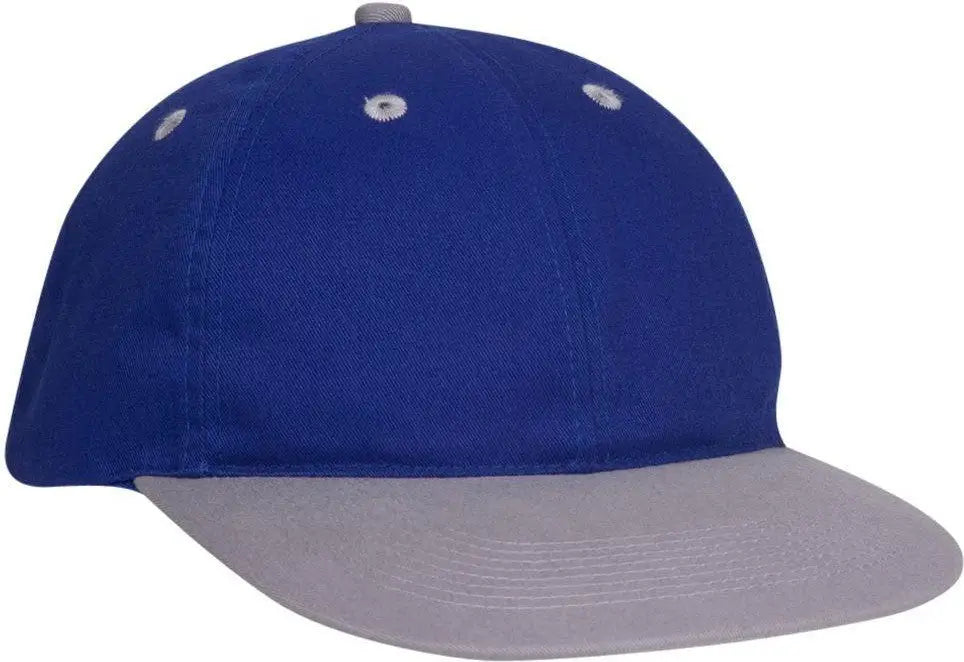 Otto 25-023 6 Panel Low Profile Baseball Cap - Gry/ryl - 1/2’’ - 7 5/8’’