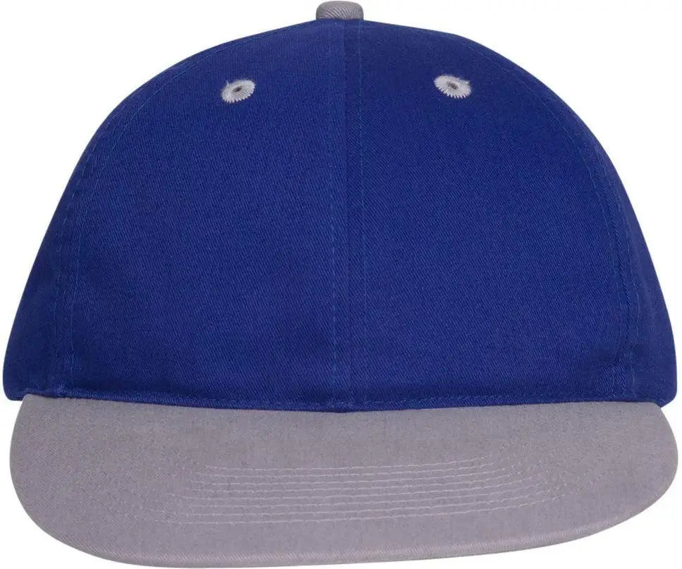 Otto 25-023 6 Panel Low Profile Baseball Cap - Gry/ryl - 1/2’’ - 7 5/8’’
