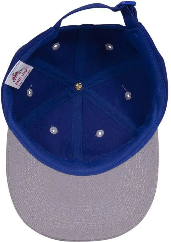 Otto 25-023 6 Panel Low Profile Baseball Cap - Gry/ryl - 1/2’’ - 7 5/8’’