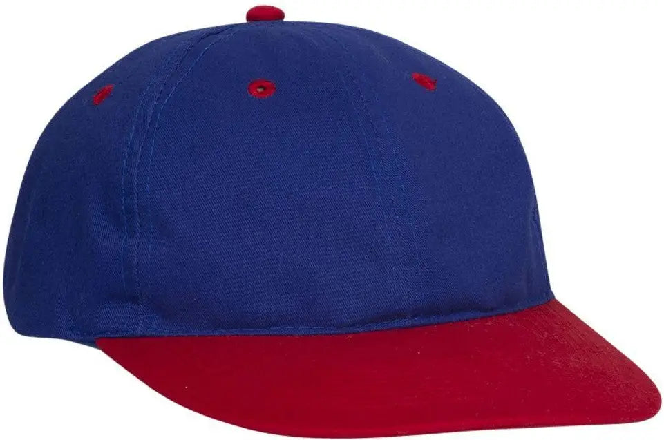 Otto 25-023 6 Panel Low Profile Baseball Cap - Red/ryl - 1/2’’ - 7 5/8’’