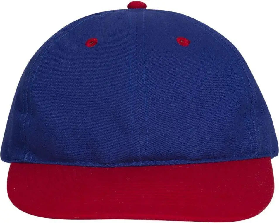 Otto 25-023 6 Panel Low Profile Baseball Cap - Red/ryl - 1/2’’ - 7 5/8’’