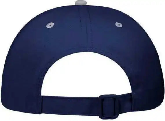 Otto 25-023 Brushed Cotton Twill Sport Low Profile Pro Style Cap - Gray Navy - one Size Fits Most