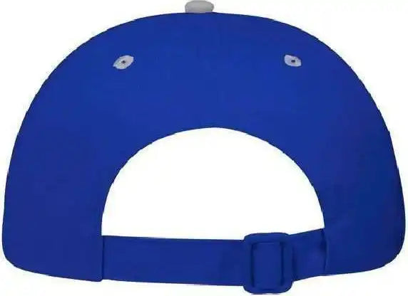 Otto 25-023 Brushed Cotton Twill Sport Low Profile Pro Style Cap - Gray Royal - one Size Fits Most