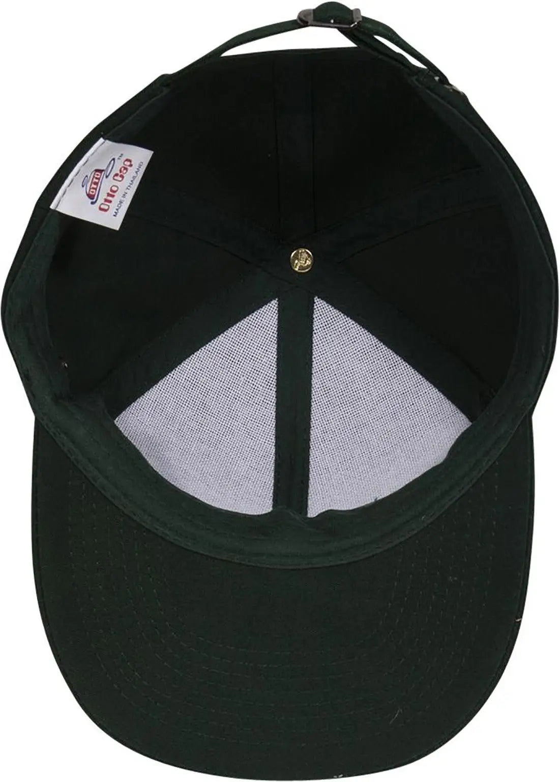 Otto 26-030 6 Panel Low Profile Baseball Cap - Dk. Green - 1/2’’ - 7 5/8’’