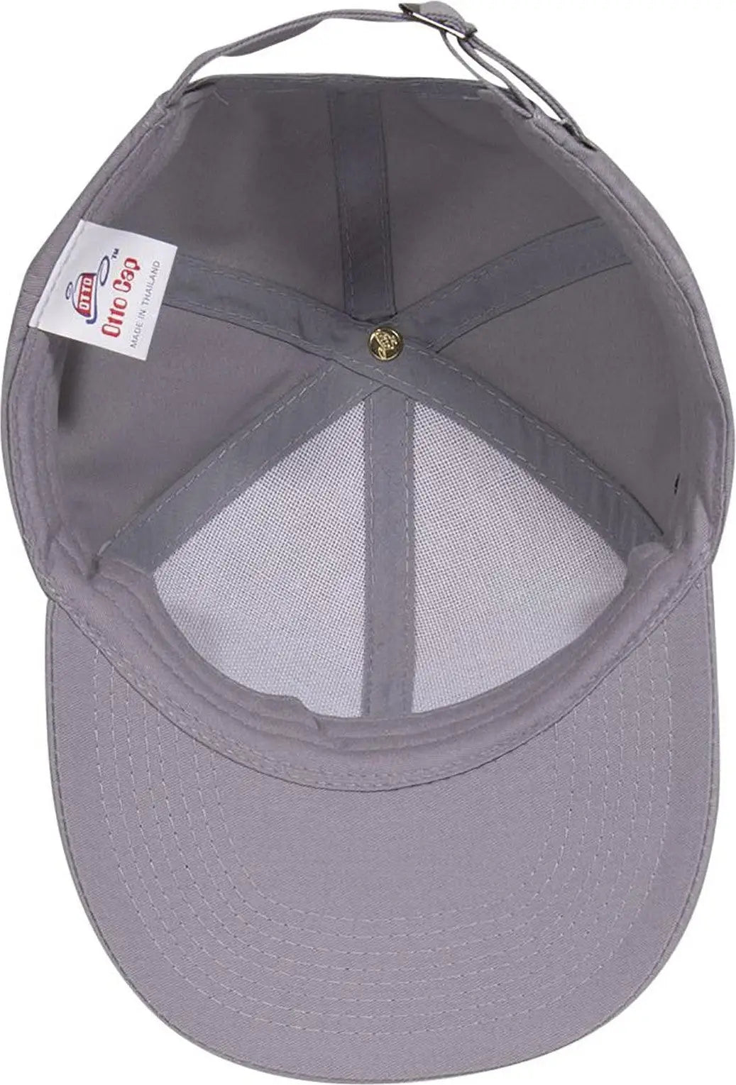 Otto 26-030 6 Panel Low Profile Baseball Cap - Gray - 1/2’’ - 7 5/8’’