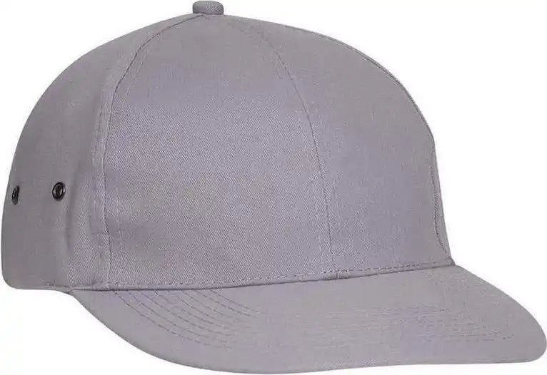 Otto 26-030 6 Panel Low Profile Baseball Cap - Gray - one Size Fits Most