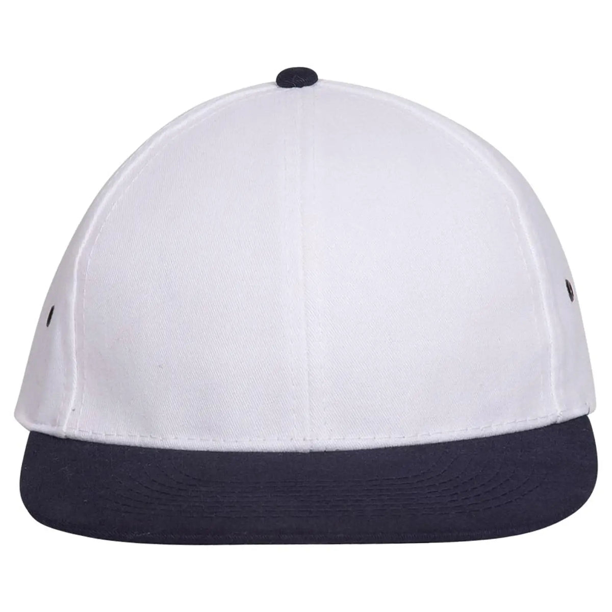 Otto 26-031 6 Panel Low Profile Baseball Cap - Nvy/wht - 7 3/8’’ - 5/8’’