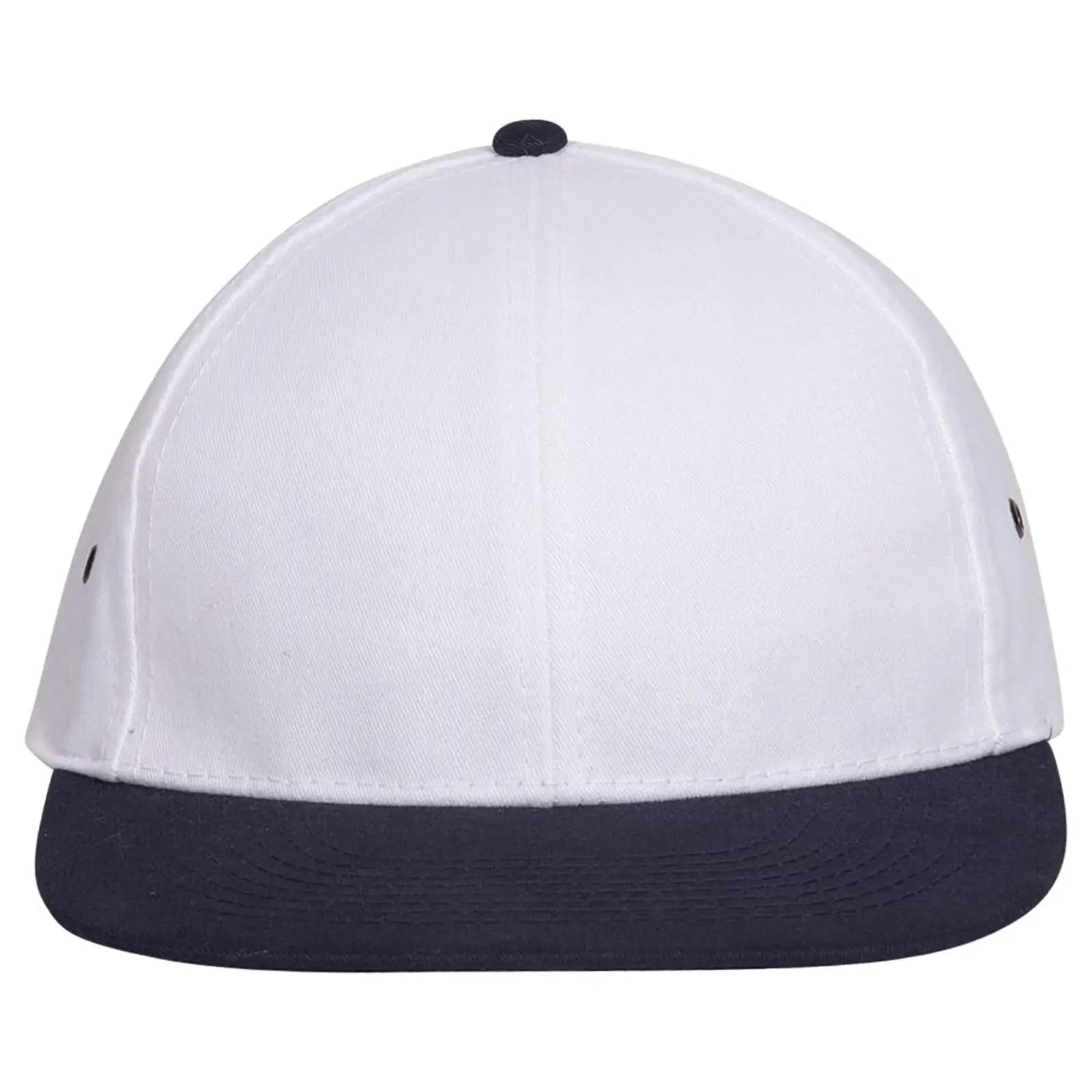 Otto 26-031 6 Panel Low Profile Baseball Cap - Nvy/wht - 7 3/8’’ - 5/8’’