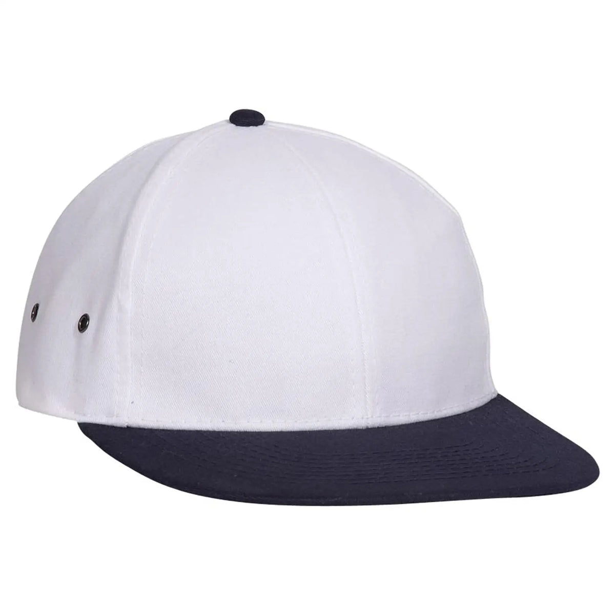 Otto 26-031 6 Panel Low Profile Baseball Cap - Nvy/wht - 7 3/8’’ - 5/8’’