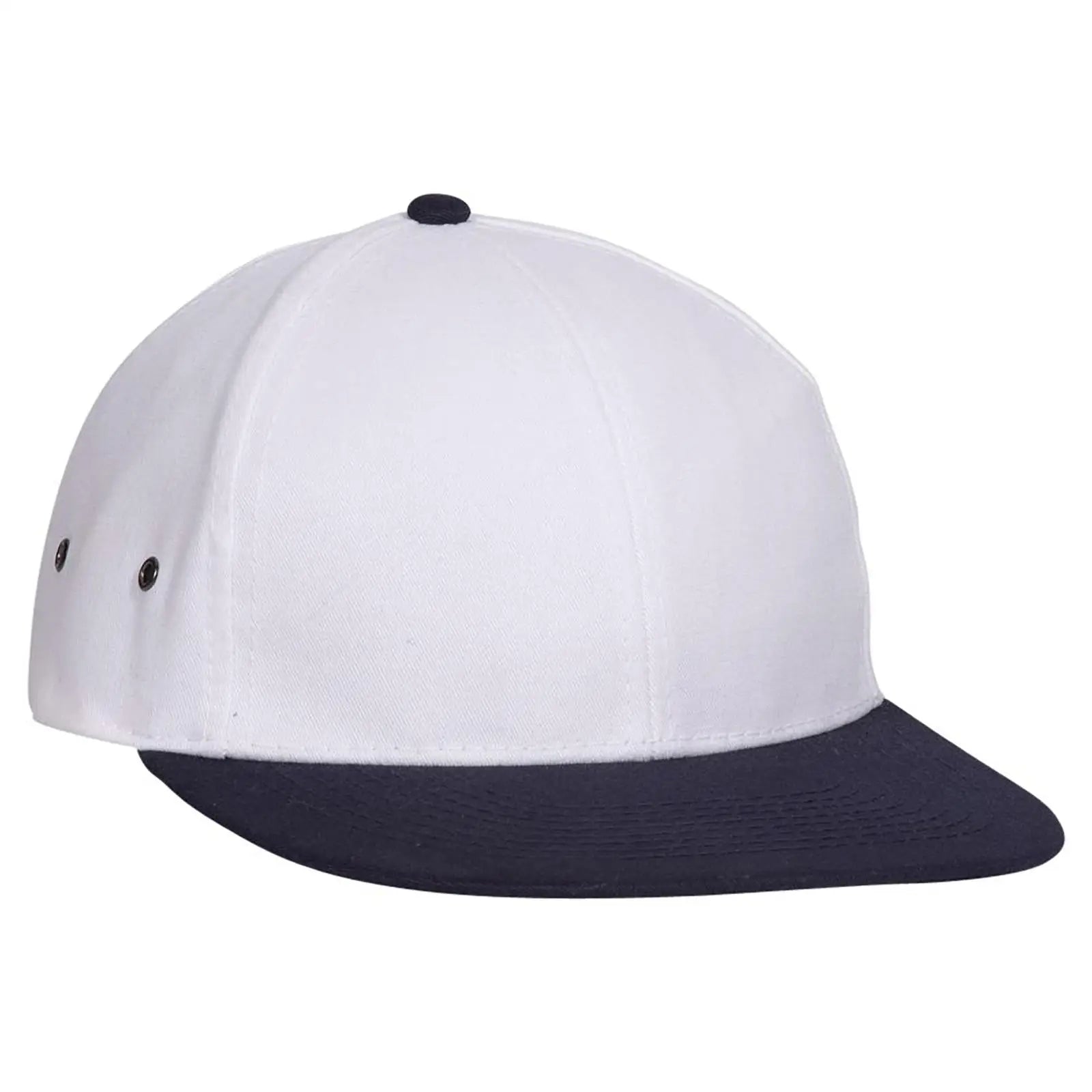 Otto 26-031 6 Panel Low Profile Baseball Cap - Nvy/wht - 7 3/8’’ - 5/8’’