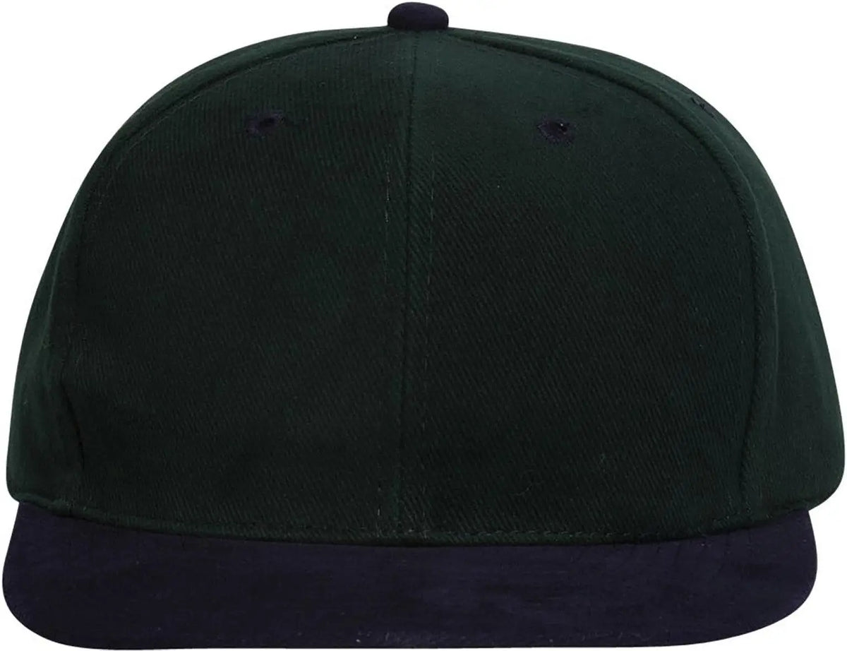 Otto 27-008 6 Panel Mid Profile Baseball Cap - Nvy/dk.grn - 1/2’’ - 7 5/8’’