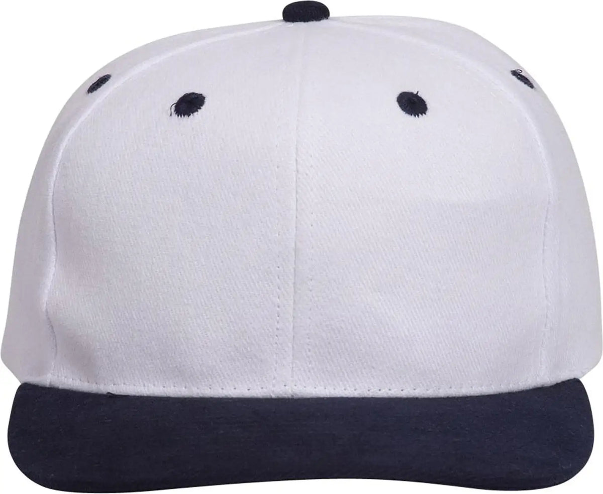 Otto 27-008 6 Panel Mid Profile Baseball Cap - Nvy/wht - 1/2’’ - 7 5/8’’