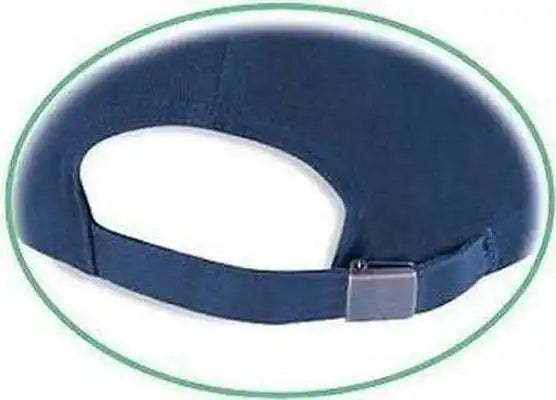 Otto 27-008 Brushed Bull Denim Pro Style Cap with Fabric Adjustable Strap - Gray Royal - one Size Fits Most